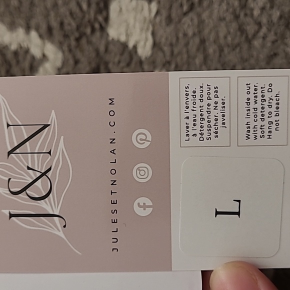 Jules & Nolan Size L High Necked Floral Printed Zip Up Sports Bra - Picture 6 of 7